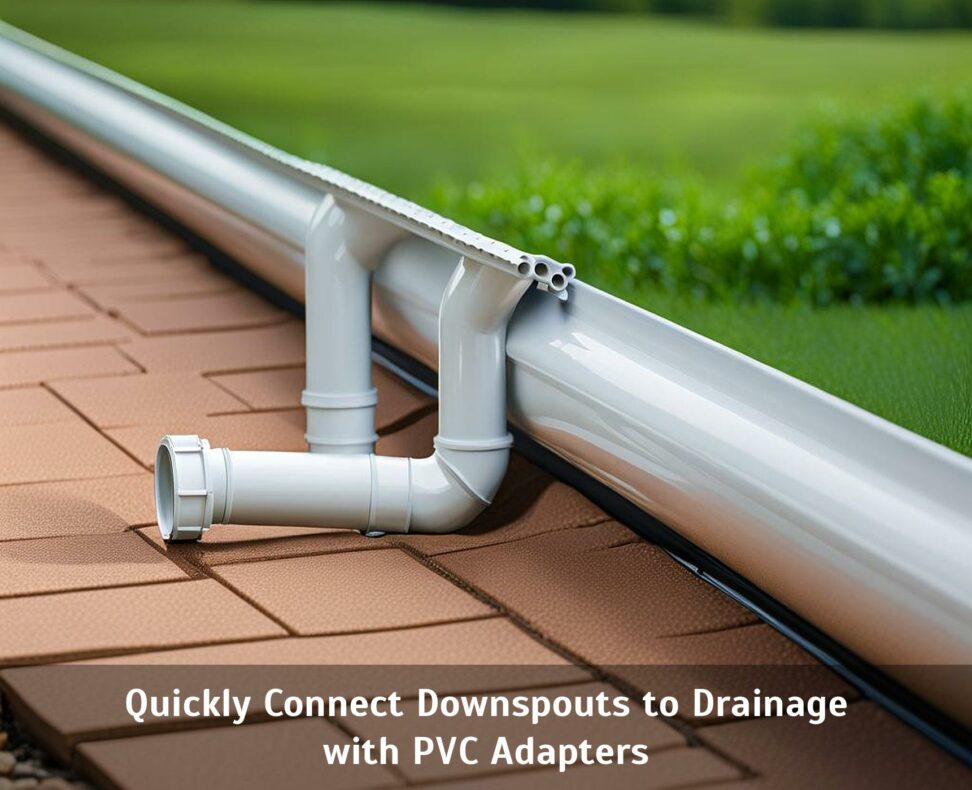 pvc to downspout adapters