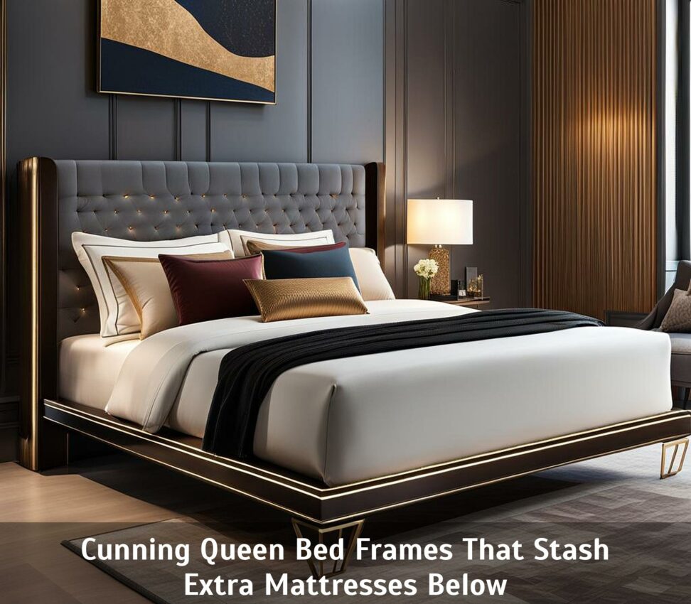 queen bed frame with trundle