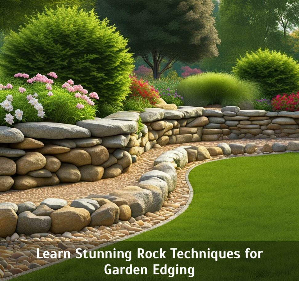 rock edging for gardens