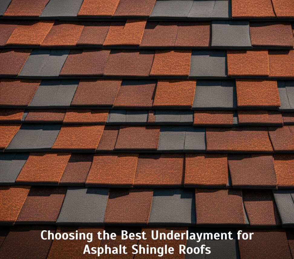 best roof underlayment for asphalt shingles