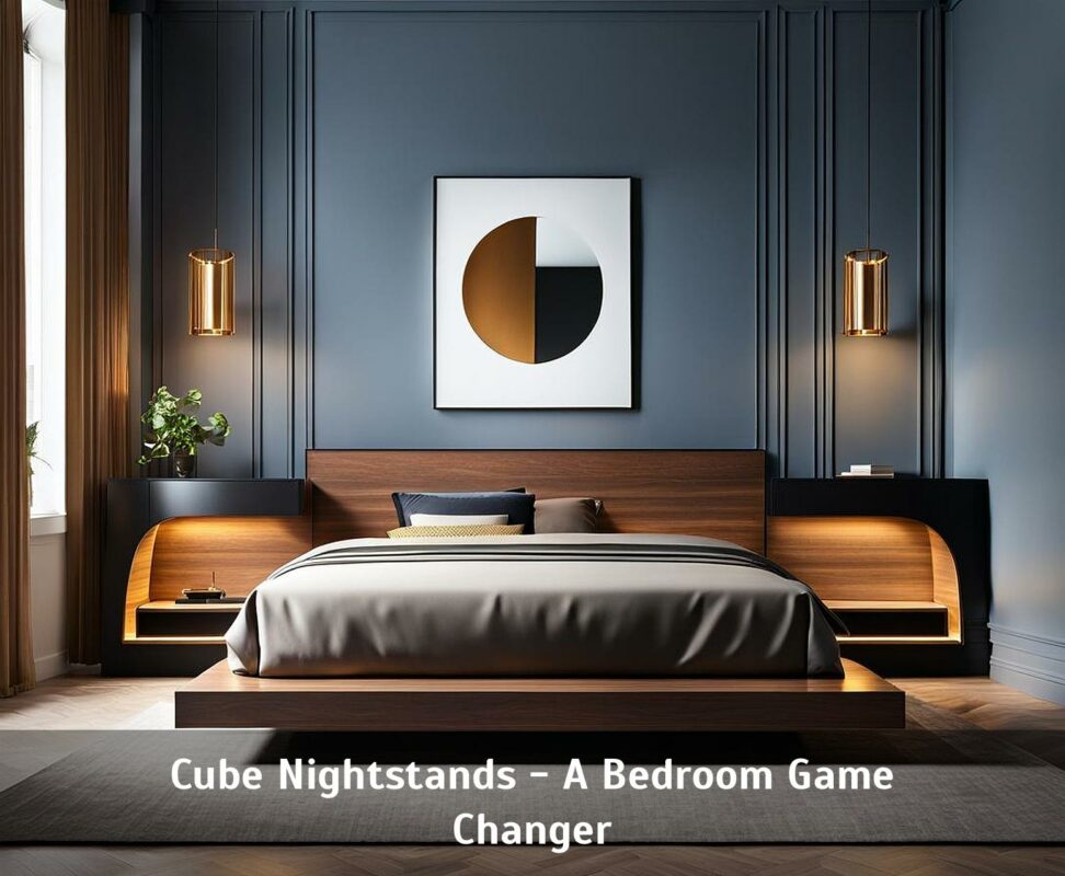 cube nightstand with drawer