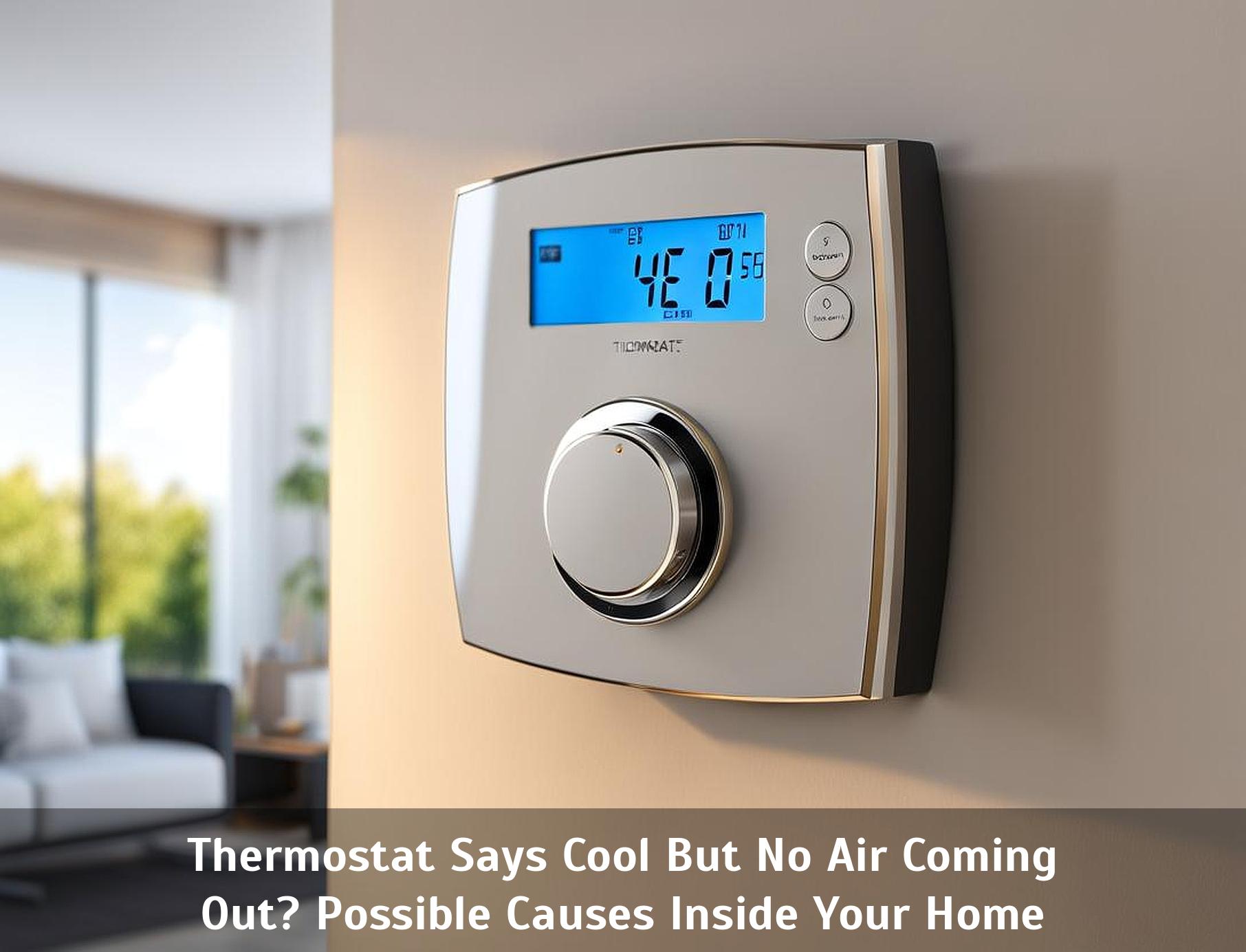 Thermostat Says Cool But No Air Coming Out? Possible Causes Inside Your