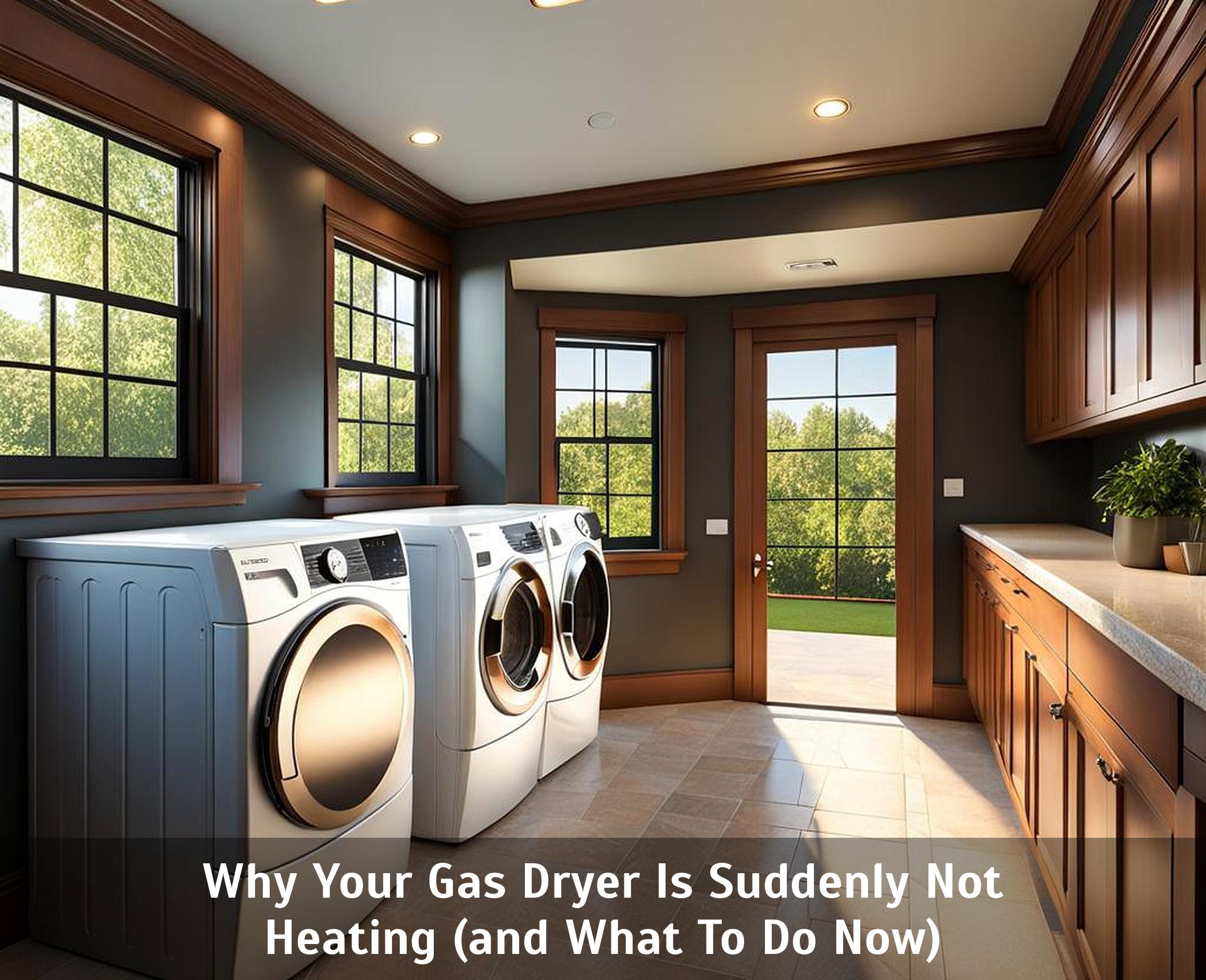 Why Your Gas Dryer Is Suddenly Not Heating (and What To Do Now