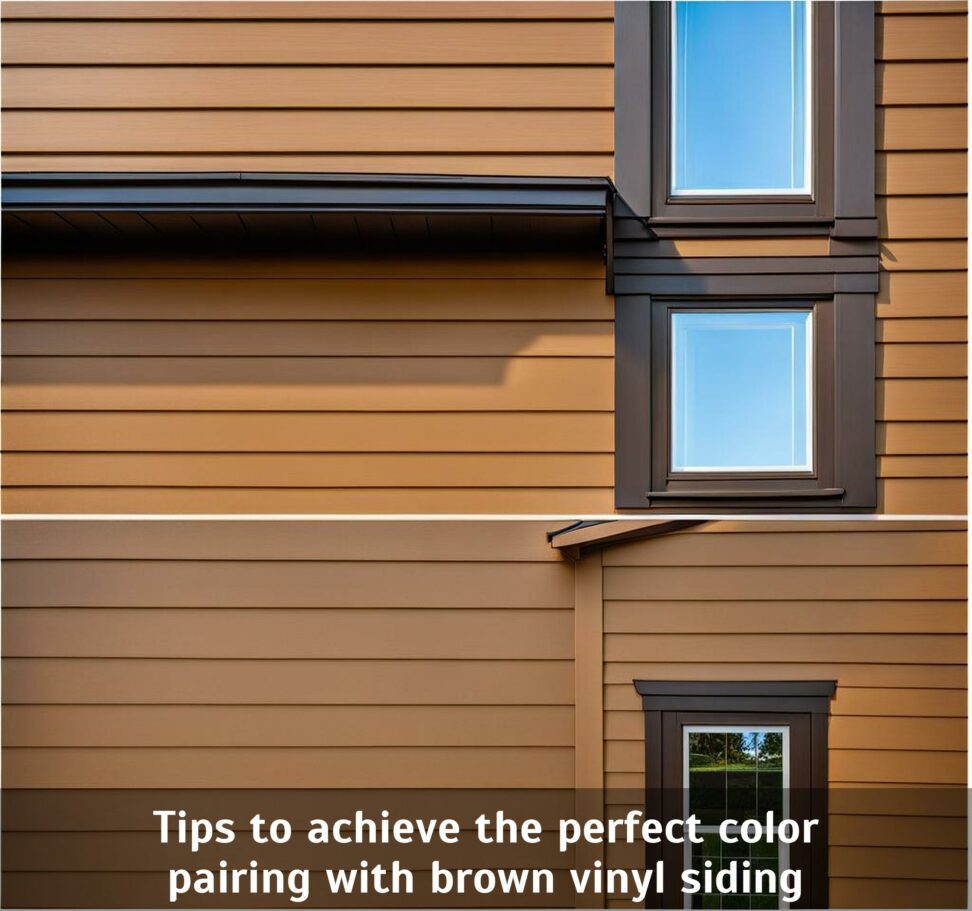 brown vinyl siding colors