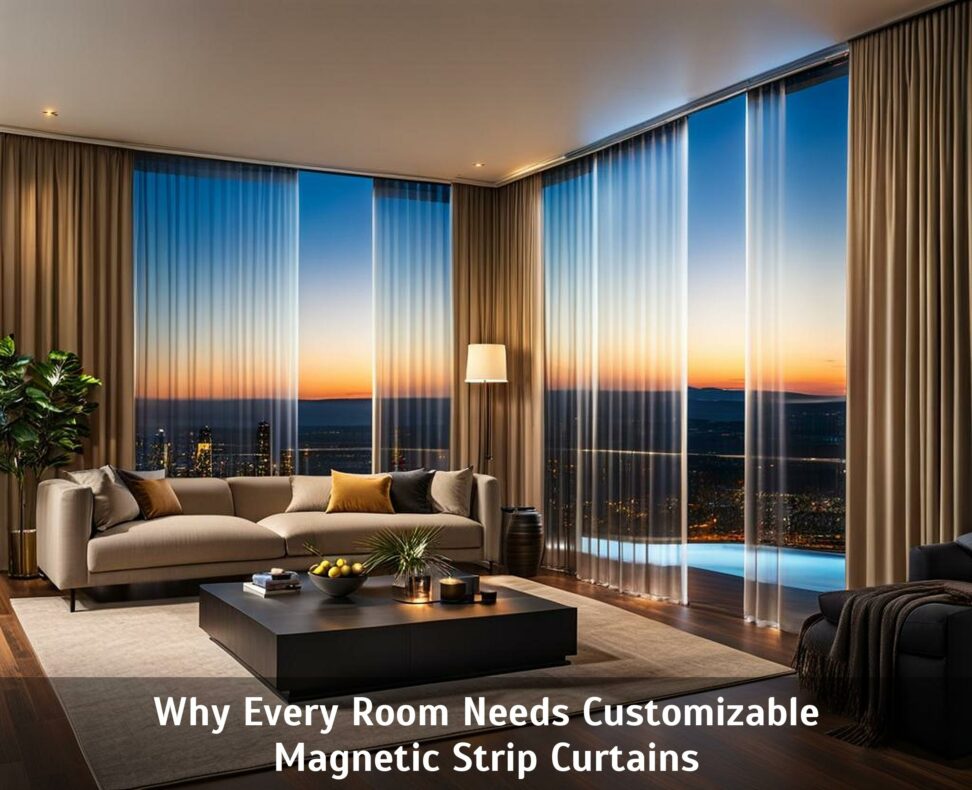 magnetic strips for curtains