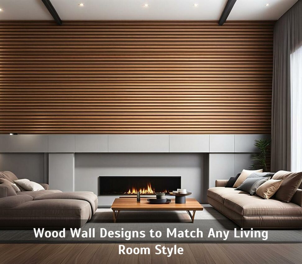 wood wall designs for living room