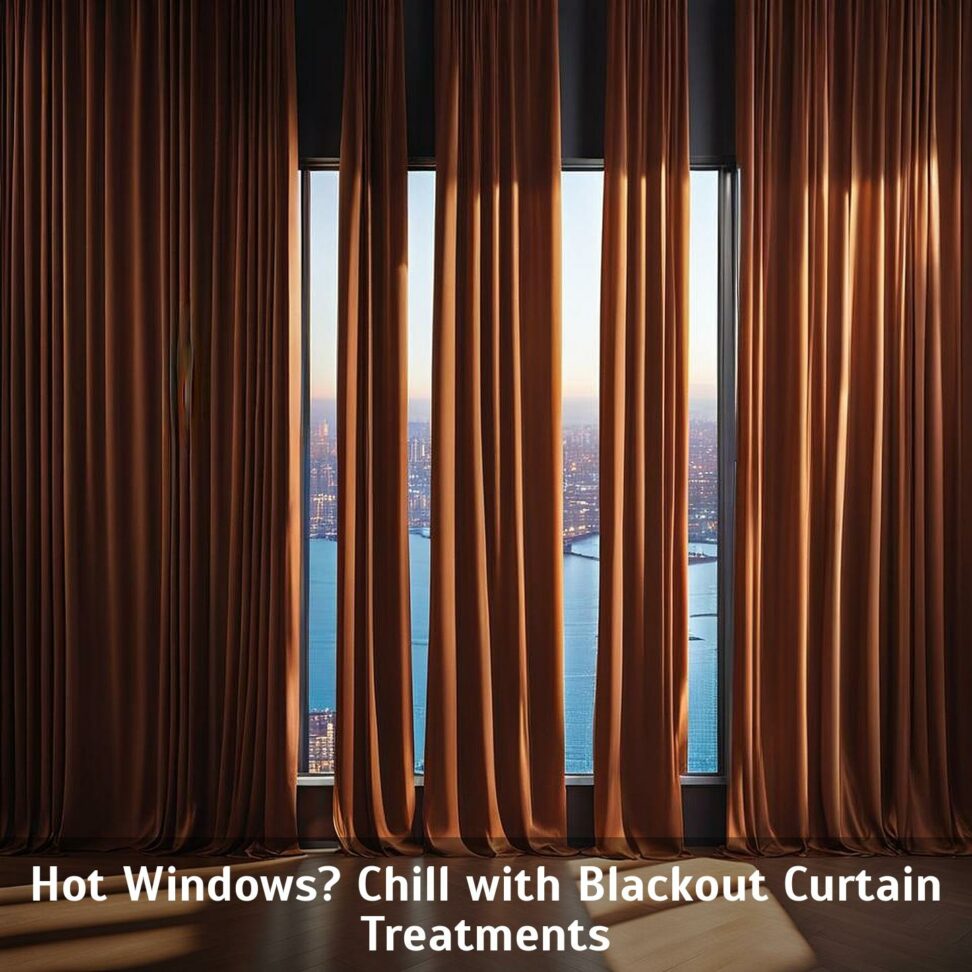 do blackout curtains block heat