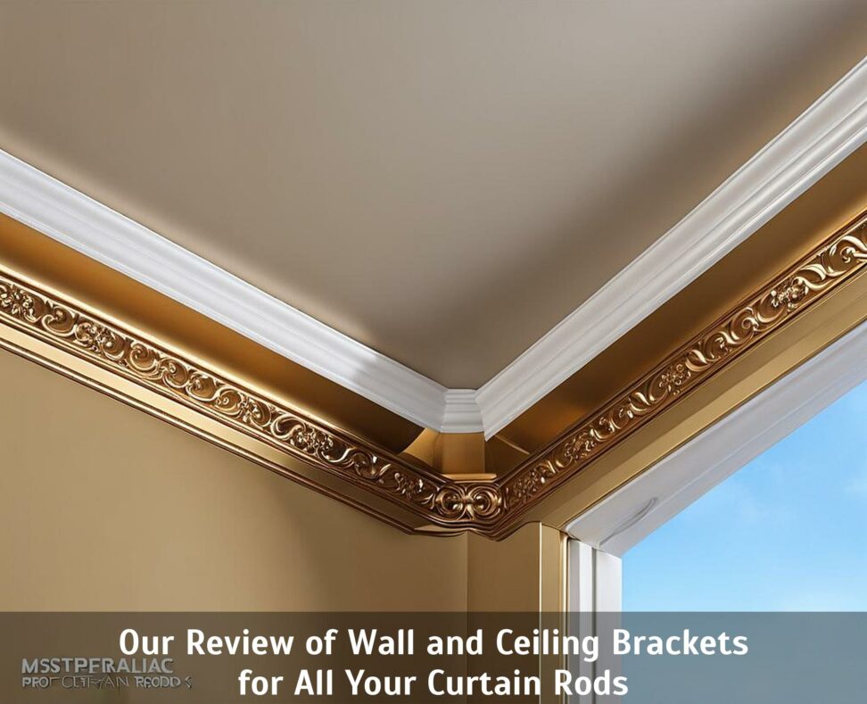 types of curtain rod brackets