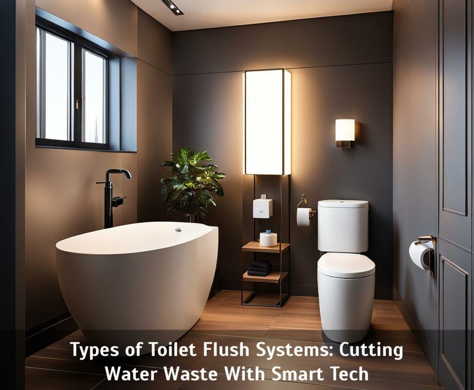 types of toilet flush systems