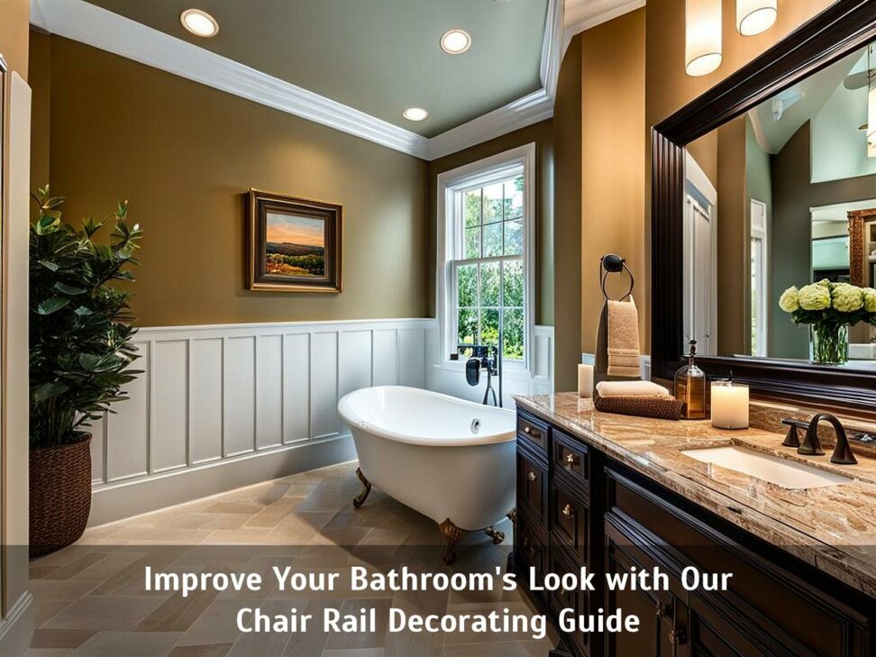 bathroom chair rail ideas