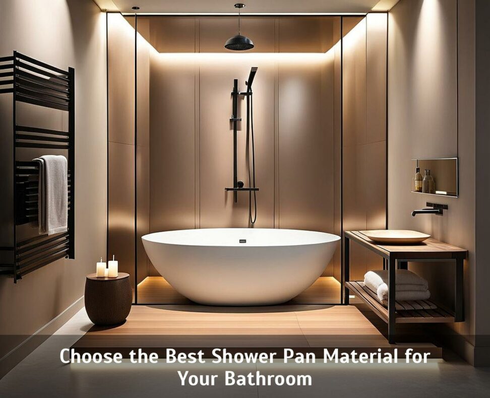 best shower pan material