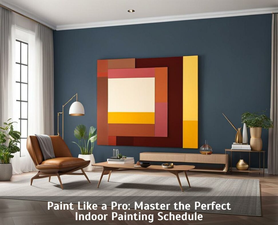 best time to paint indoors