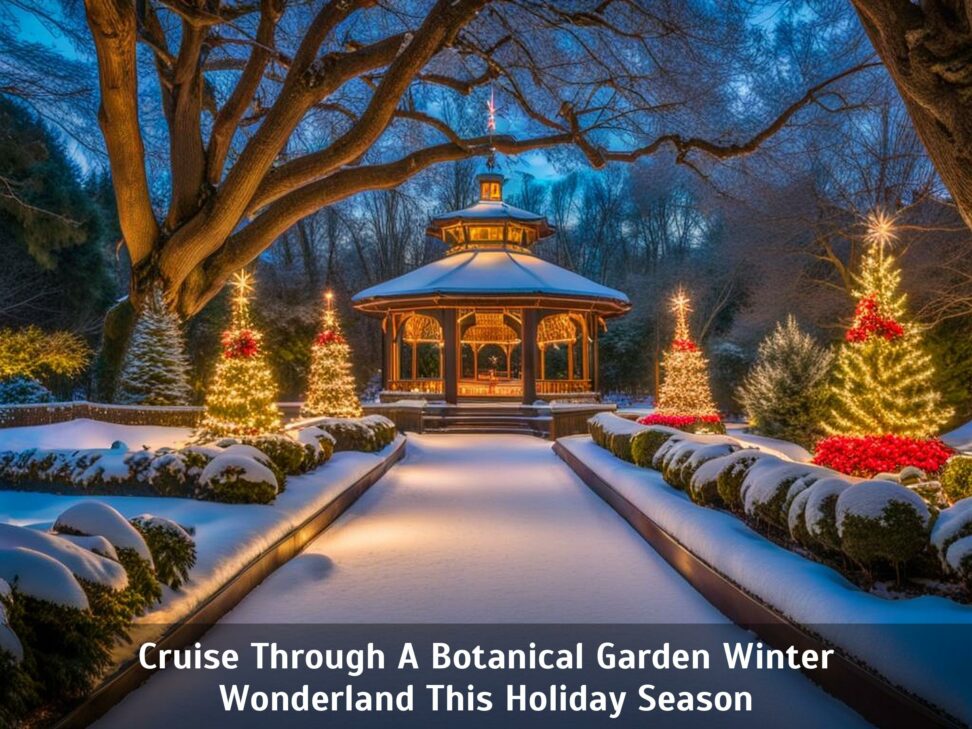 botanical gardens drive through lights