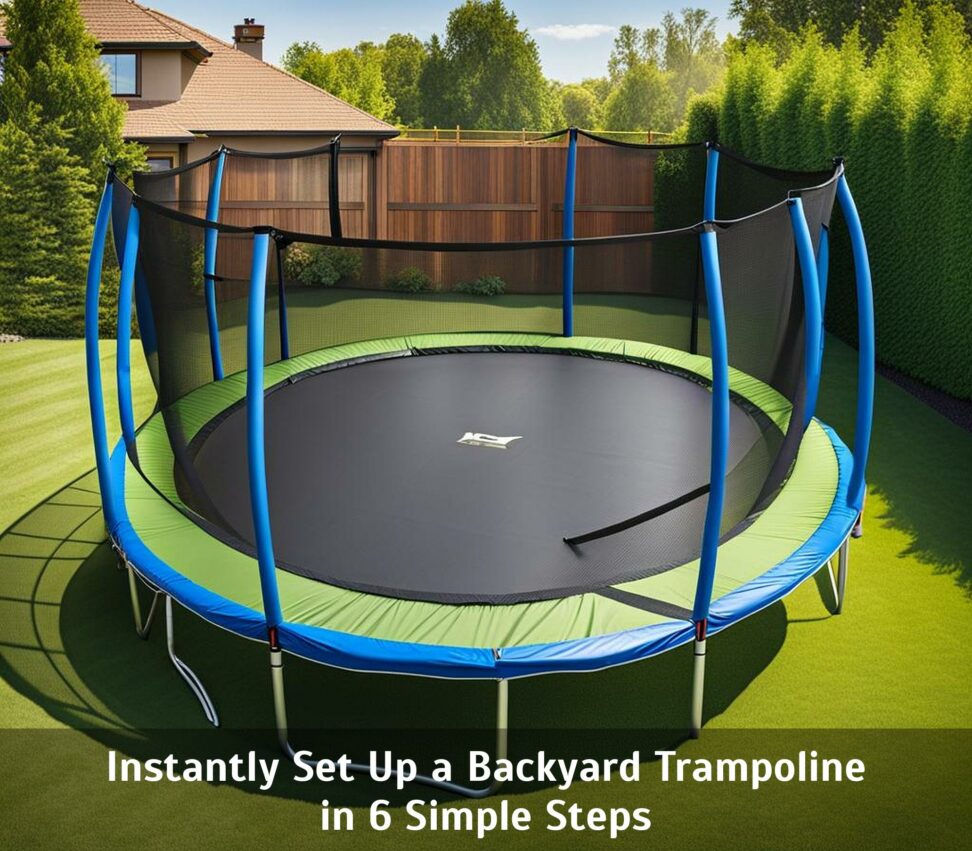 how to put up a trampoline