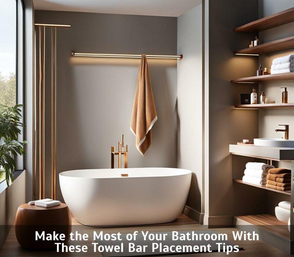 towel bar placement in bathroom